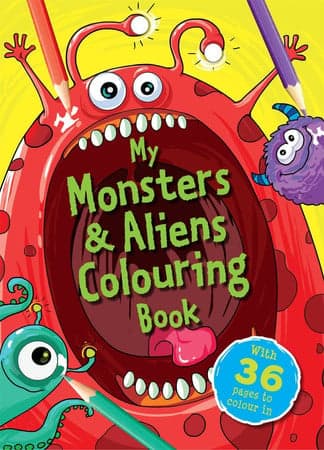 Cover of My Monsters & Aliens Colouring Book