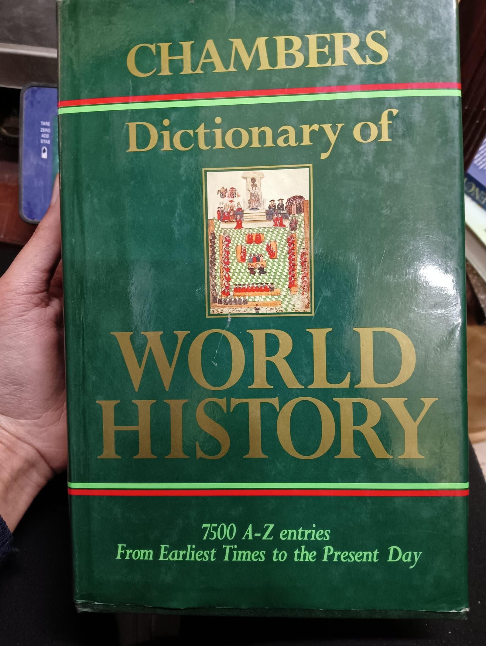 Cover of Dictionary of World History