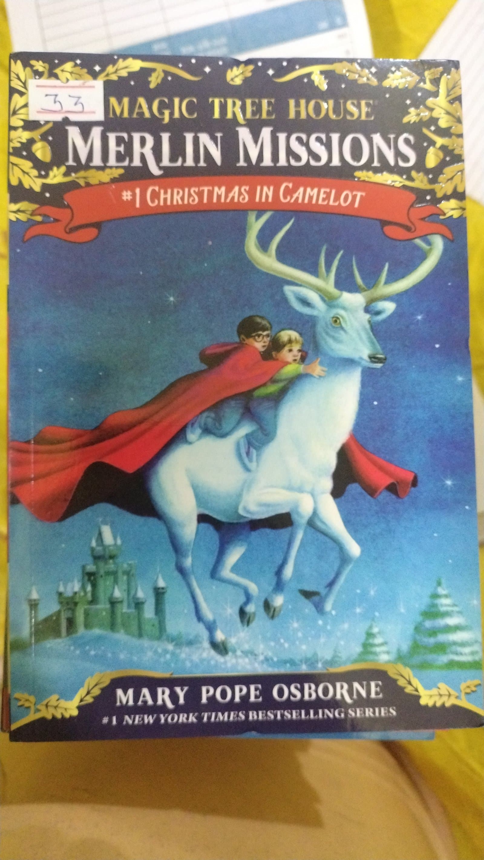 Cover of MAGIC TREE HOUSE 🏡 ( SET OF 33 BOOKS ) 📚 CRISTMAS IN CAMELOT, HIGH TIDE IN HAWAII, EARTHQUAKE IN THE EARLY MORNING, GOOD MORNING GORILLAS, MUMMIES IN THE MORNING, HIGH TIDE IN HAWAII, SUNSET OF THE SABERTOOTH, MIDNIGHT ON THE MOON, REVOLUTION WAR ON WEDNESDAY, TWISTER ON TUESDAY, AFTERNOON ON THE AMAZON, PIRATES PAST NOON, DINGOES AT DINNERTIME, NIGHT OF THE NINTH DRAGON, THANKSGIVING ON THURSDAY, POLAR BEARS PAST BEDTIME, LOINS AT LUNCHTIME, SHADOW OF THE SHARK, HIGH TIME FOR HEROES, DINOSAUR BEFORE DARK, VIKING SHIPS AT SUNRISE, LEPRECHAUN IN LATE WINTER, HANTED VASTLE ON HALLOWS EVE, EVE OF THE EMPEROR PENGUIN, THE KNIGHT AT DAWN, VACATION UNDER THE VOLCANO, WINTER OF THE ICE WIZARD, BALTO. OF THE BLUE DAWN, A CARZY DAY WITH COBRAS, CARNVAL AT CANDLELIGHT, TIGERS AT TWILIGHT, STAGE FIGHT ON A SUMMER NIGHT, GHOST TOWN AT SUNDOWN