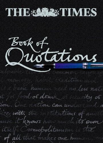 Cover of "The Times" Book of Quotations