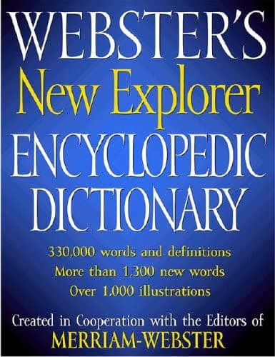 Cover of Webster's New Explorer Encyclopedic Dictionary