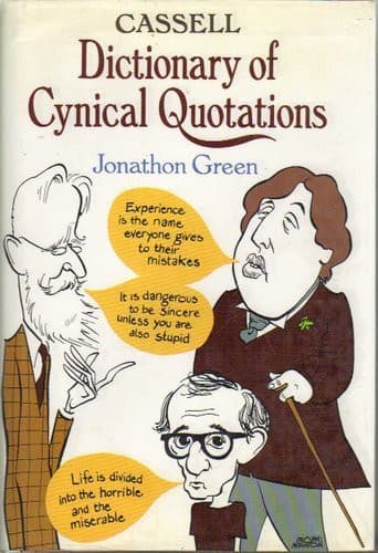 Cover of Cassell Dictionary of Cynical Quotations