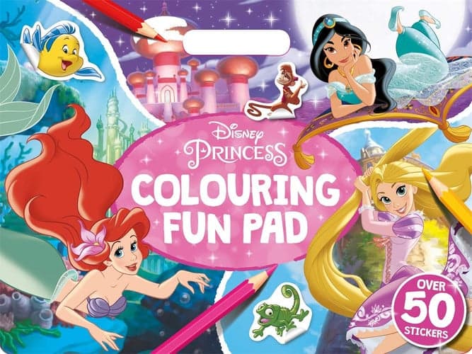 Cover of PRINCESS: Colouring Fun Pad (Giant Colour Me Pad Disney)