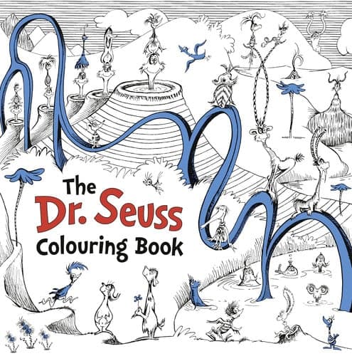 Cover of Dr Seuss Colouring Book