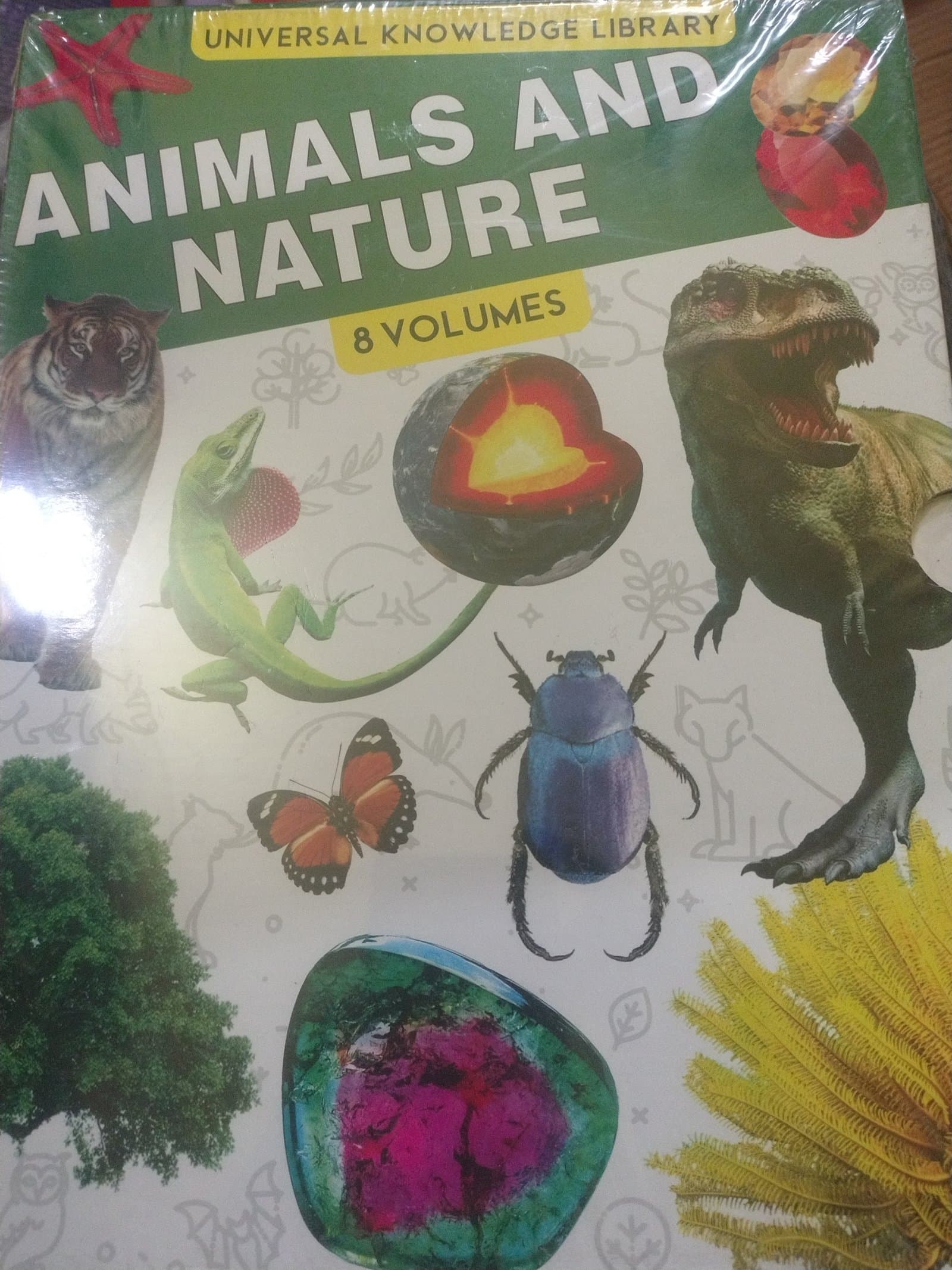 Cover of ANIMALS AND NATURE 🍄🟫 ( SET OF 8 📚 )