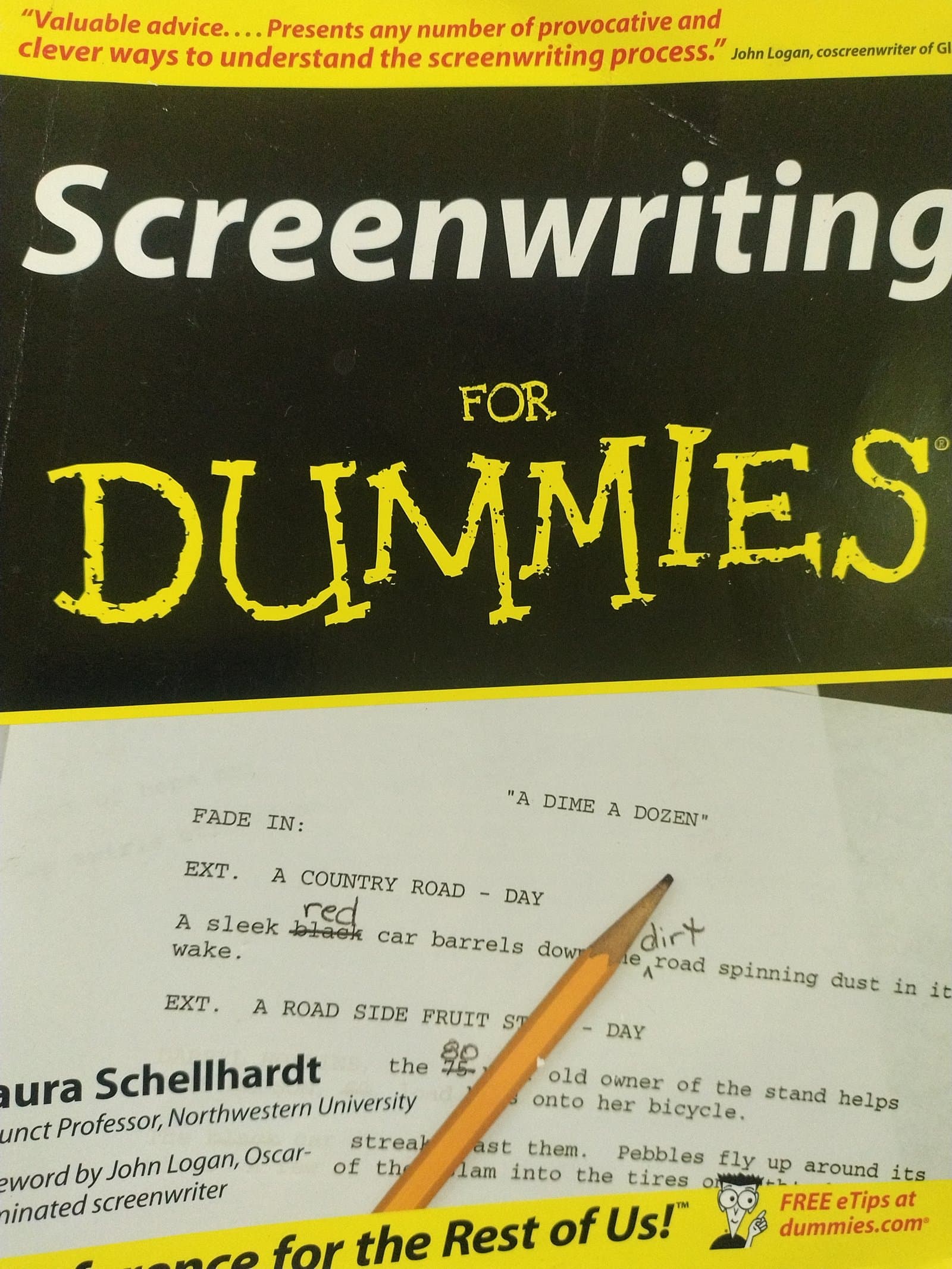 Cover of screenwriting for dummies