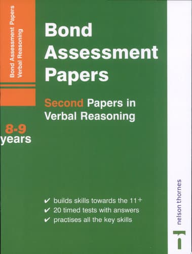 Cover of Bond Assessment Papers