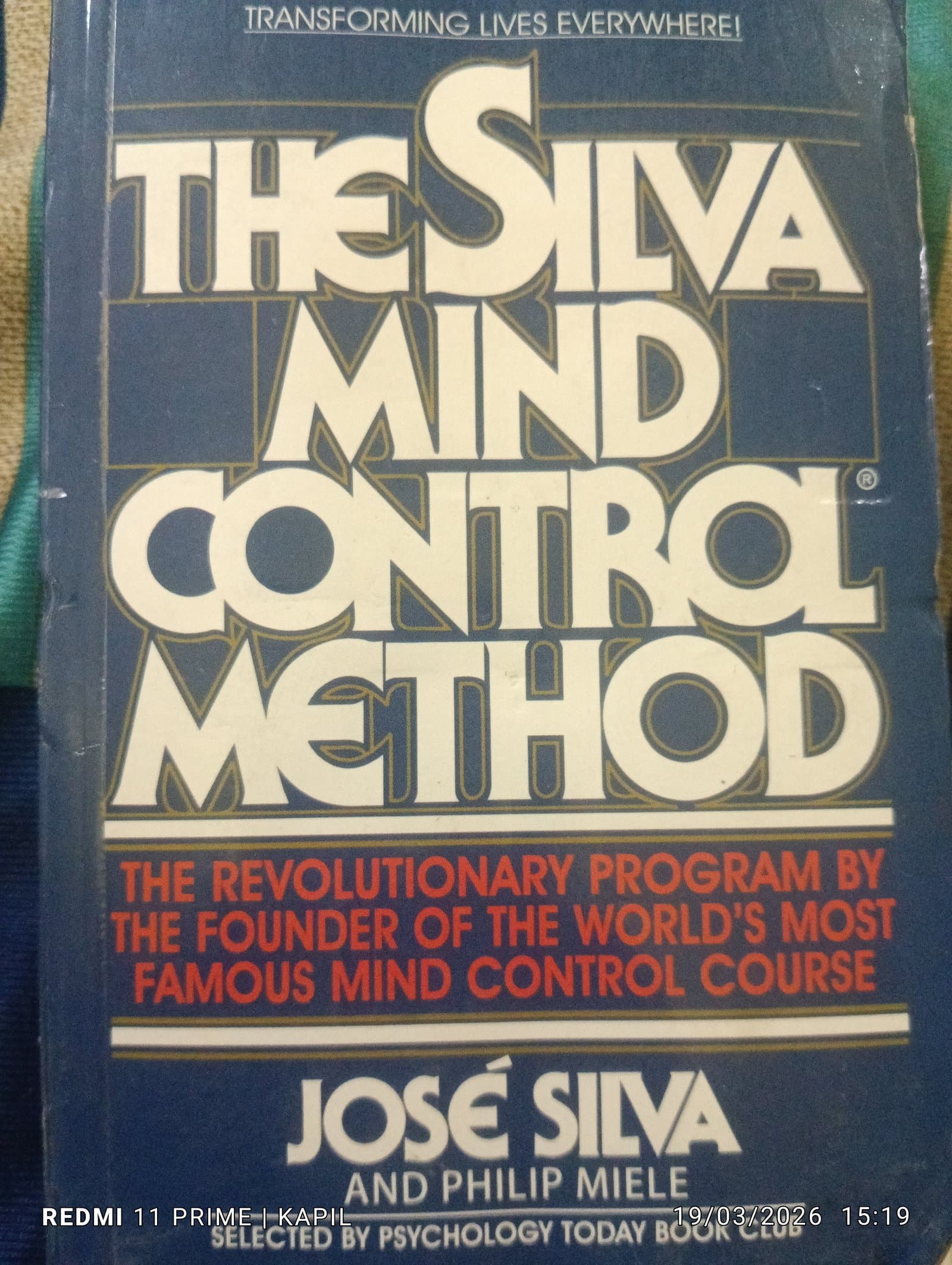 Cover of the Silva mind control method