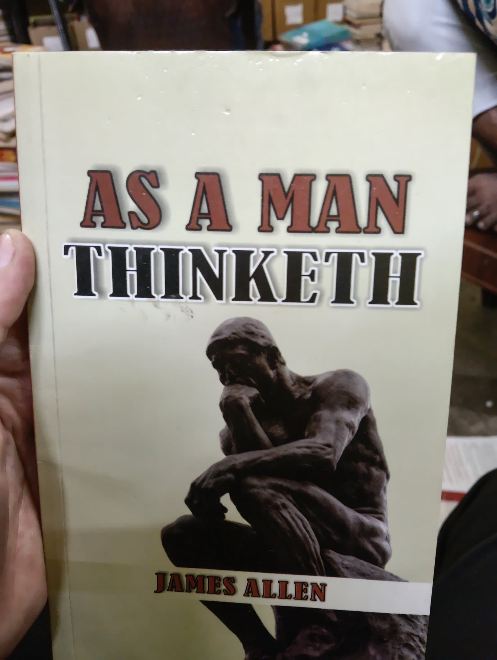 Cover of As a man thinketh