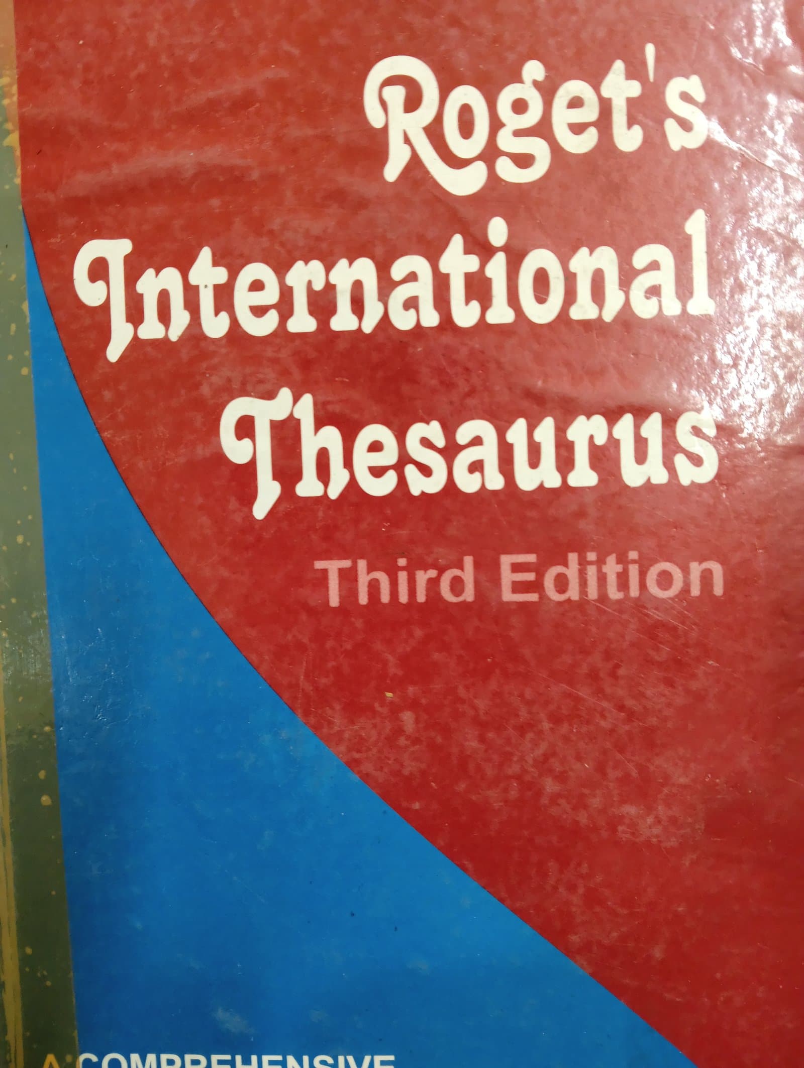 Cover of Roget International Thesaurus