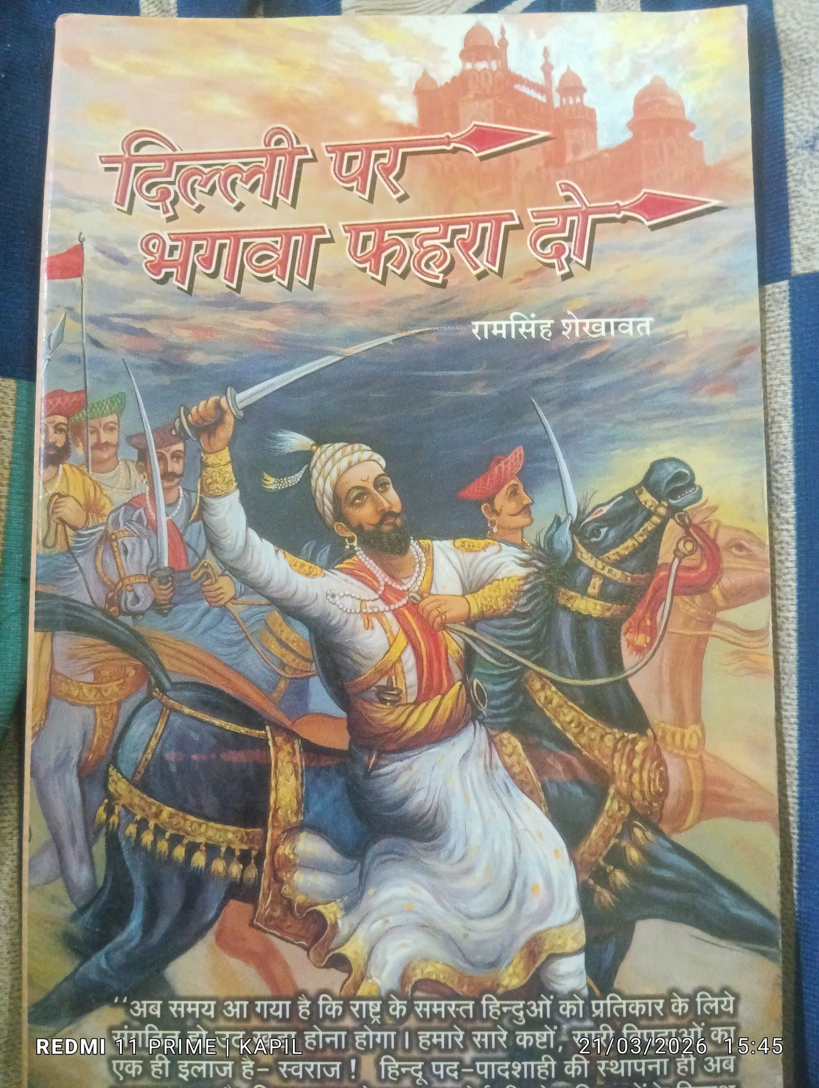 Cover of दिल्ली par भगवा