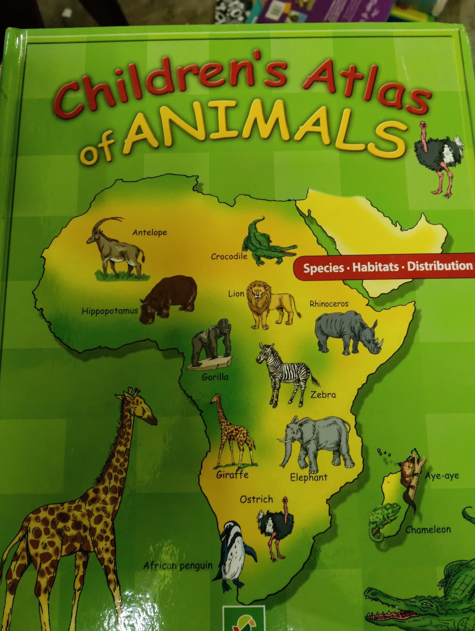 Cover of children atlas of animals