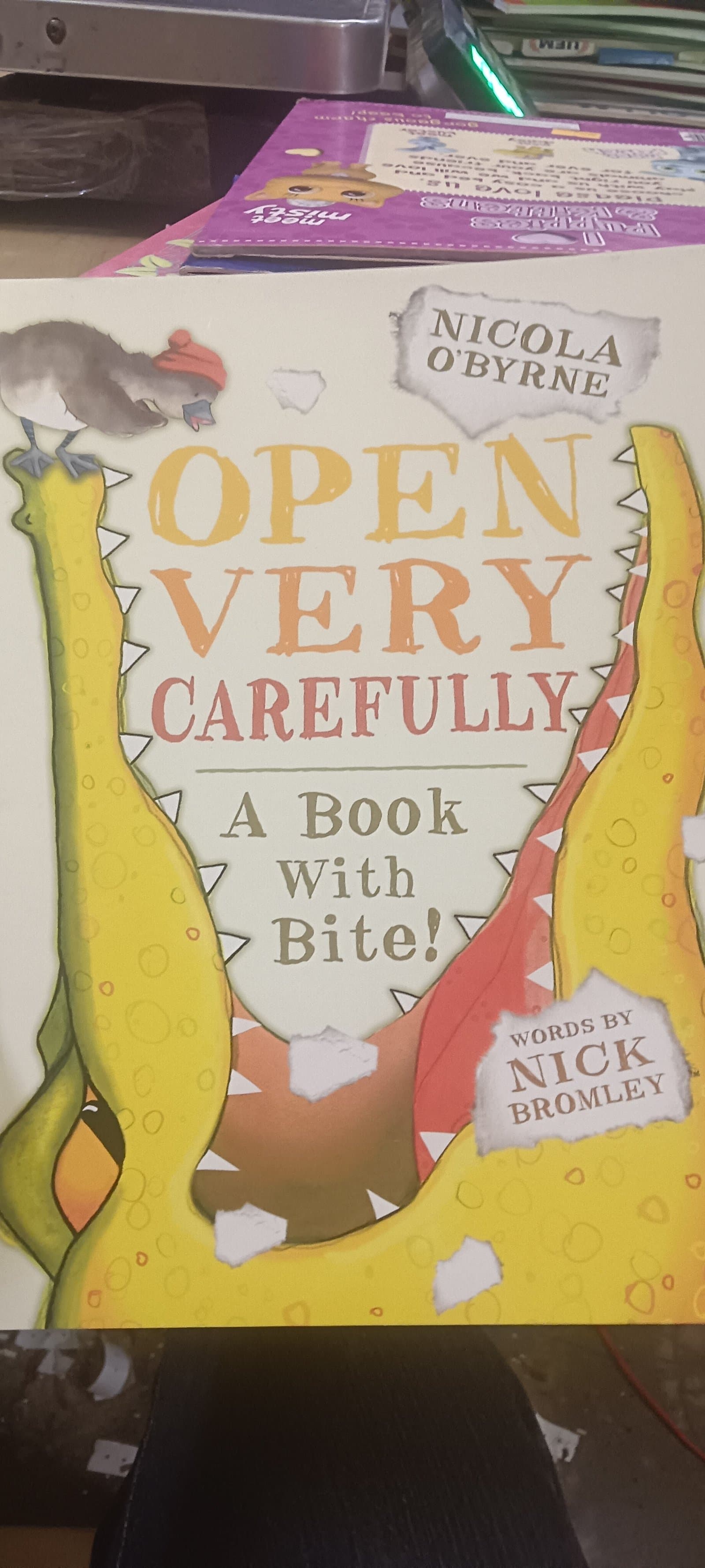 Cover of open very carefully