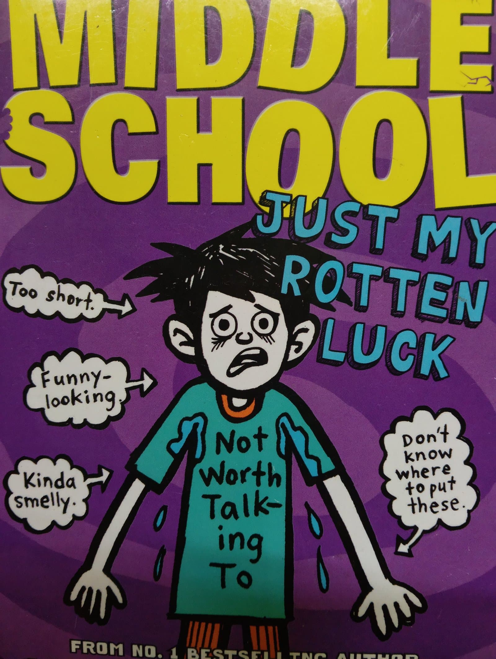 Cover of Middle school just my rotten luck
