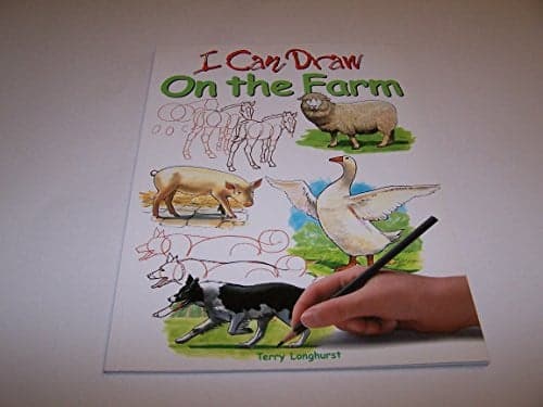 Cover of I Can Draw Dinosaurs, on the Farm Trucks and Cars, Sharks, Whales and Dolphins, Flying Machines, Exotic Animals, People, Creepy Crawlies