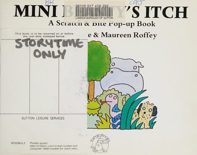 Cover of Mini Beasty's Itch A Scratch & Bite Pop-up Book