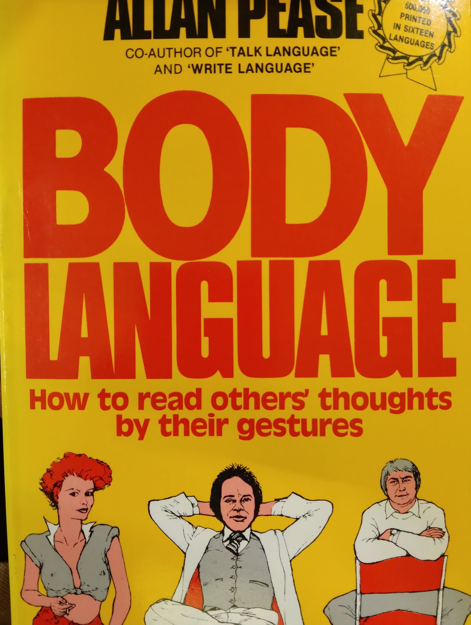Cover of Body language how to read other thoughts by their gesture