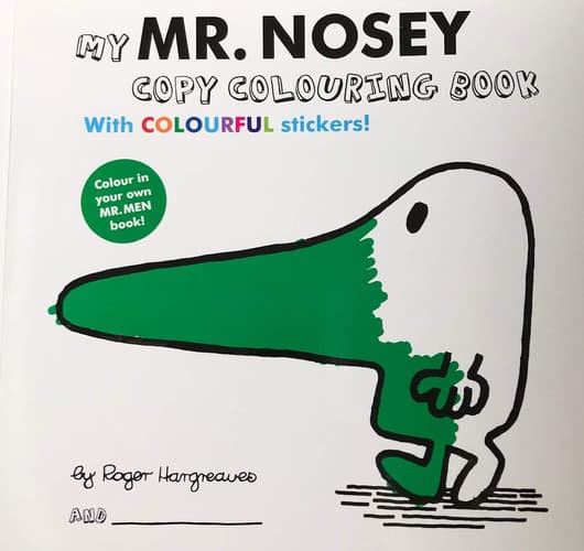 Cover of MrMenMrNoseyColouring