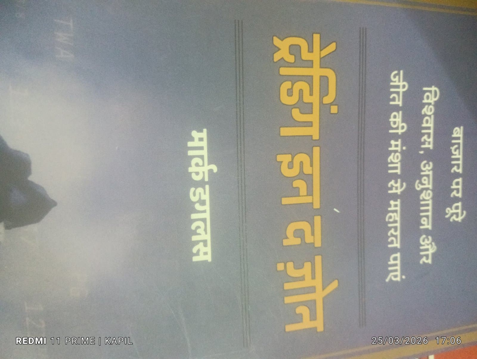 Cover of ट्रेडिंग इन द जोन
