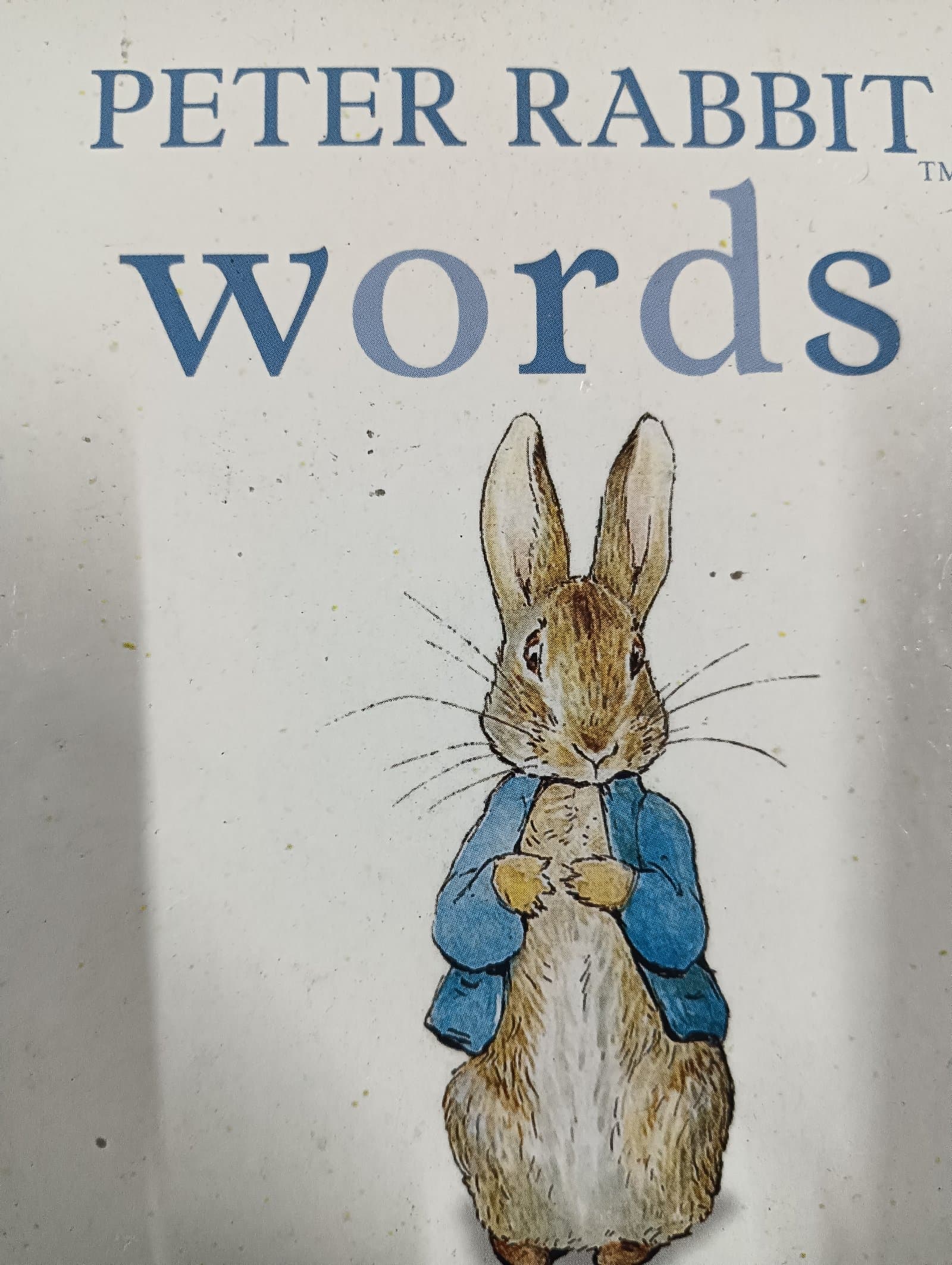 Cover of Peter rabbit words