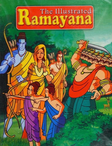 Cover of The Illustrated Ramayana